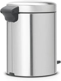 Bote de basura con pedal Newicon acero mate 5 L Brabantia