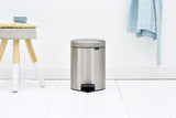 Bote de basura con pedal Newicon acero mate 5 L Brabantia