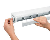 Tendedero de pared extendible plástico blanco 22 m Brabantia