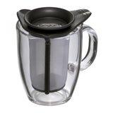 Juego de tarro té / colador vaso negro 350 ml Bodum