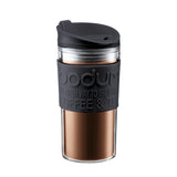 Termo doble pared plástico negro 350 ml Bodum