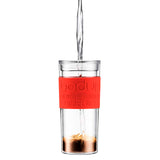 Juego termo prensa francesa doble pared rojo 350 ml Bodum