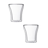 Juego assam vaso vidrio doble pared 200 ml Bodum