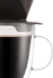 Taza doble pared con filtro para café 310 ml café oscuro Bodum