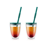 Juego 2 vasos viaje pavina 300 ml verde Bodum