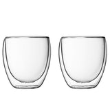 Juego 2 vasos para café doble pared 250 ml Pavina Bodum