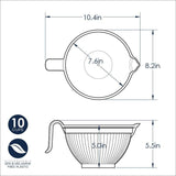 Tazón mezclador con asa plástico 2.5 L Nordicware