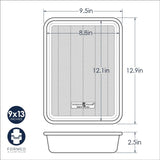 Molde para hornear rectangular aluminio 31 x 22 x 6 cm Nordicware