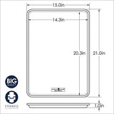 Mega charola de aluminio 50 x 33 x 2.5 cm Nordicware