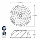 Molde para rosca aluminio Heritege Nordicware