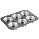 Molde para 6 muffins aluminio natural Nordicware