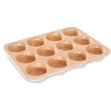 Molde para 12 muffins acero/aluminio Nordicware