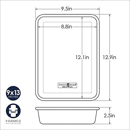 Charola para hornear aluminio 43 x 30 x 4.8 cm Nordicware – Tendence