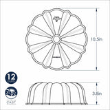 Molde para pastel aluminio cobre 2.8 L Nordicware desc