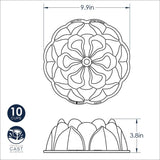 Molde De Pastel Magnolia Aluminio/cobre 2 L Nordicware