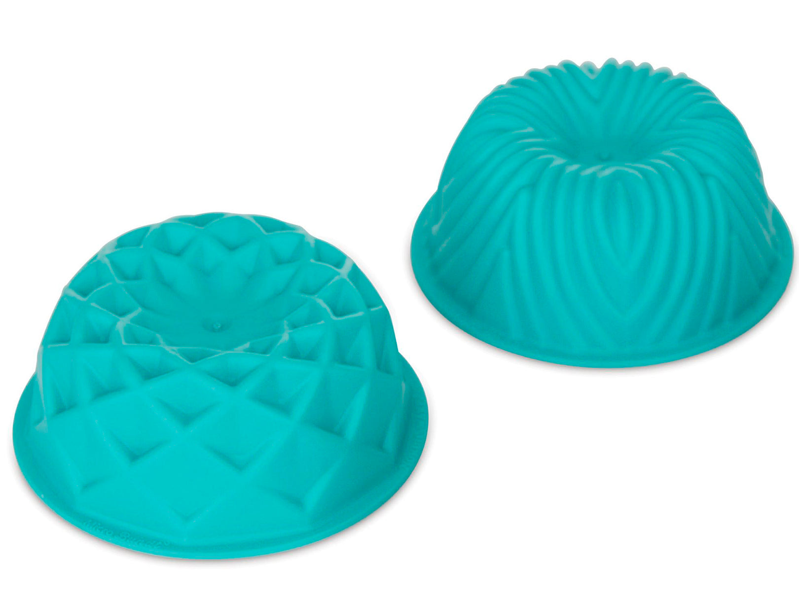 Juego de 2 moldes mini para cupcakes plástico menta Nordicware