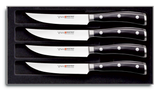 Set de 4 Cuchillos para Carne Acero Inoxidable Classic Ikon Wusthof