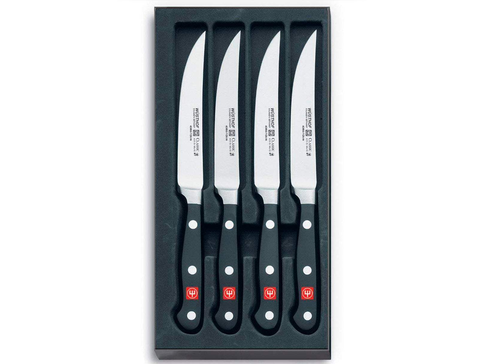 Wusthof Germany - Juego de 4 cuchillos para carne - 953403 - Cuchillos de  mesa