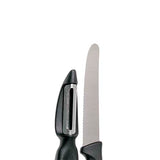 Juego de cuchillo y pelador color negro Wusthof desc