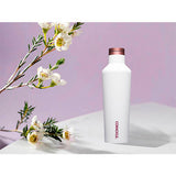 Botella térmica blanco rosa 473 ml Corkcicle desc