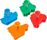 Juego de 4 mini cortadores 5 x 5 x 2 cm Silikomart