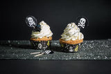 Juego de capacillos para de cupcakes calavera 5 cm Silikomart desc