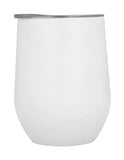 Vaso térmico 414 ml acero inoxidable blanco con tapa flip top Linnar