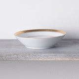 Plato sopa de porcelana Crestwood Gold 23 cm Noritake