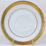 Plato taza moka de porcelana Crestwood Gold Noritake