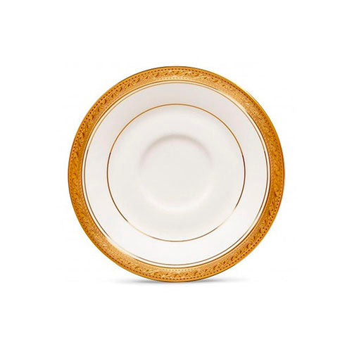 Plato taza moka de porcelana Crestwood Gold Noritake