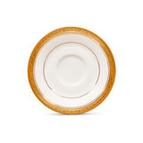 Plato taza moka de porcelana Crestwood Gold Noritake