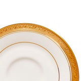 Plato taza moka de porcelana Crestwood Gold Noritake