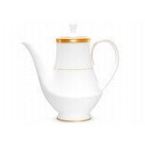 Cafetera con tapa de porcelana Crestwood Gold Noritake