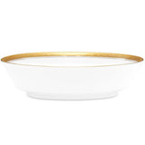 Ensaladera oval de porcelana Crestwood Gold Noritake