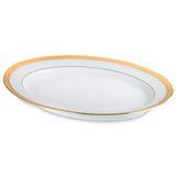 Platon oval de porcelana Crestwood Gold 35 cm Noritake