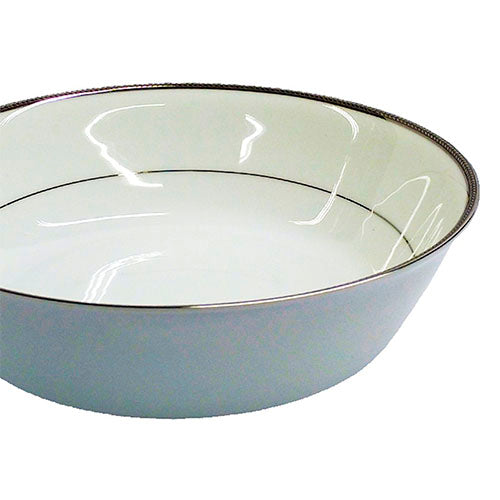 Ensaladera Red Toorak platinum 23 cm Noritake