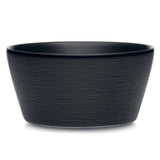 Tazón sopa swirl negro 15 cm porcelana Noritake