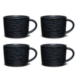 Terno swirl negro 260 ml porcelana Noritake