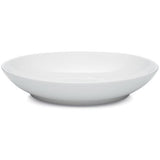 Platón pasta Swirl blanco 24 cm porcelana Noritake