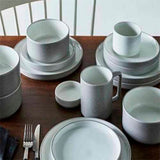 Plato para ensalada Colortex gris de porcelana 19 cm Noritake