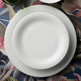 Plato base Conifere blanco porcelana 30 cm Noritake