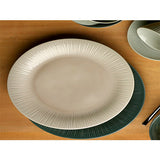 Platón ovalado Conifere Taupe 37 cm Noritake