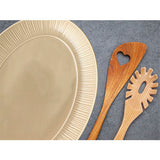 Platón ovalado Conifere Taupe 37 cm Noritake