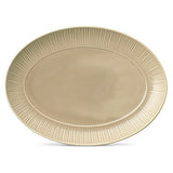 Platón ovalado Conifere Taupe 37 cm Noritake