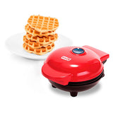 Mini wafflera rojo 10 cm Dash