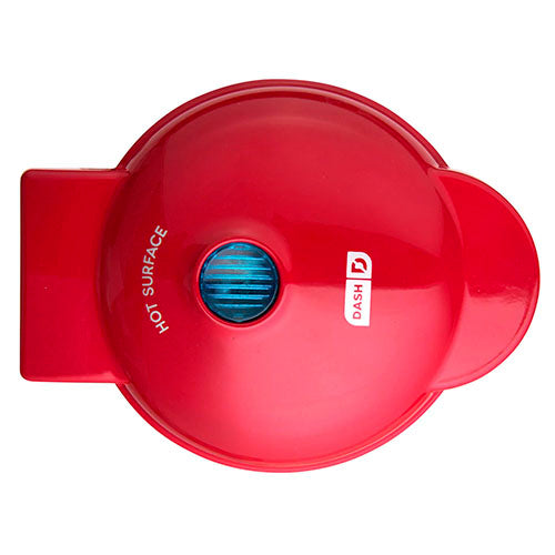 Mini wafflera rojo 10 cm Dash