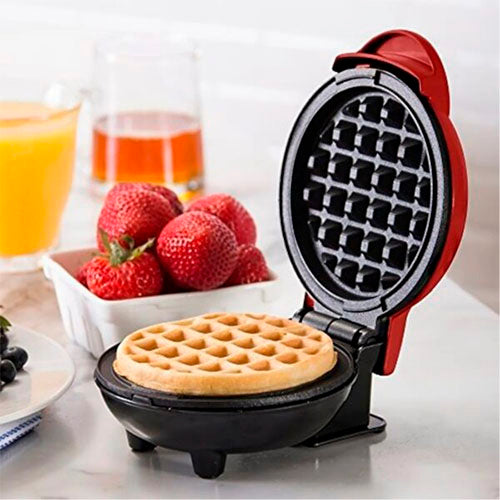 Mini wafflera rojo 10 cm Dash