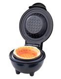 Mini wafflera Bowl helado negro 10 cm Dash