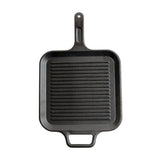 Parrilla tipo plancha de hierro fundido cuadrada 30 cm Lodge desc