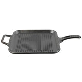 Parrilla tipo plancha de hierro fundido cuadrada 30 cm Lodge desc